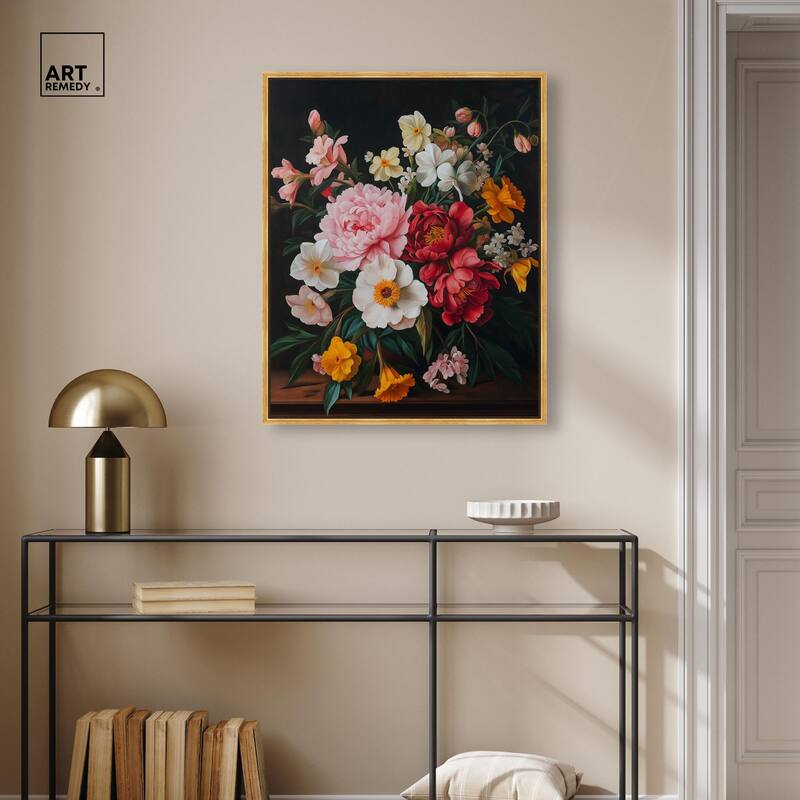 Violet Vignette II Canvas by Art Remedy