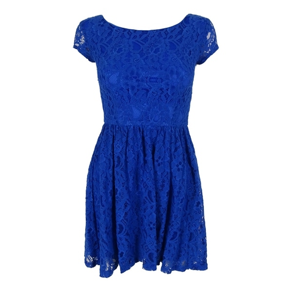 b darlin blue lace dress