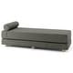 preview thumbnail 29 of 77, Jaxx Artemis Daybed Queen Size Convertible Sleeper Charcoal