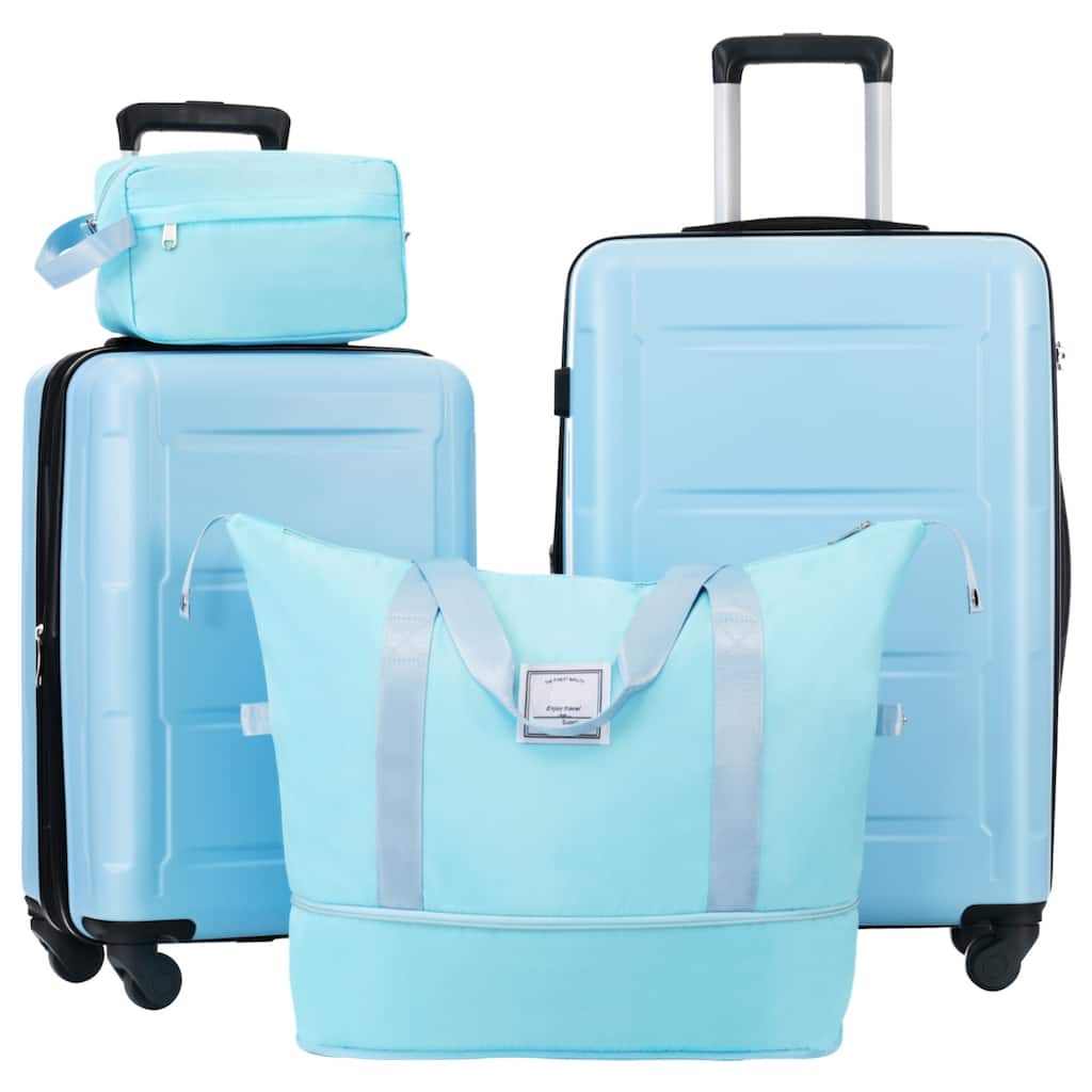 2-Piece 20/24 Inch, Modern Luggage Sets, Expandable Lightweight Luggage with TSA Lock, for Boarding Travel