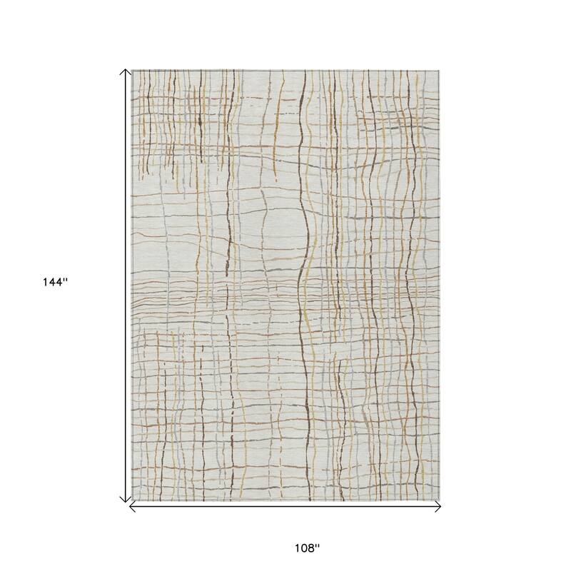 HomeRoots Striped Transitional Rectangle Outdoor Rug