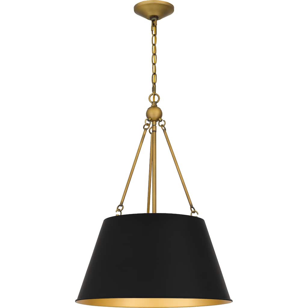Aberdale 4-Light Matte Black Pendant - Matte Black