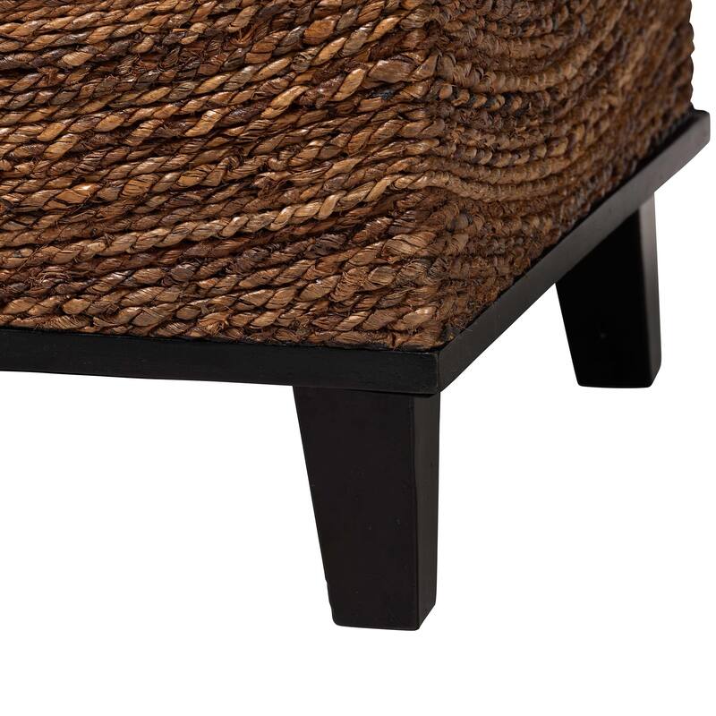 Verino Bohemian Natural Seagrass End Table
