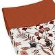 preview thumbnail 4 of 4, Sweet Jojo Designs Ivory and Orange Boho Vintage Floral Girl Changing Pad Cover Bohemian Rust Botanical Leaf Flower Green Fringe
