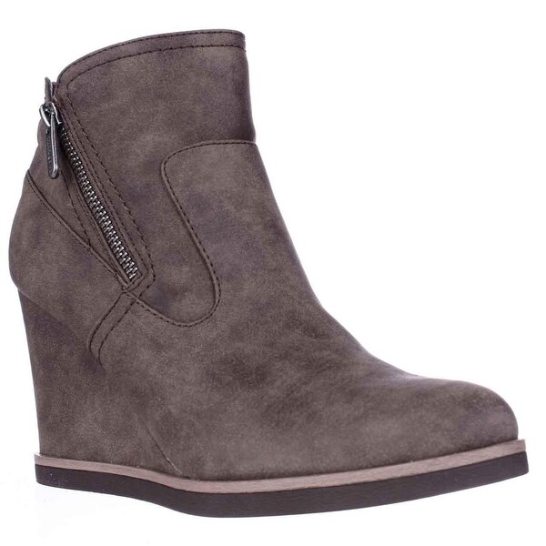 dark gray booties