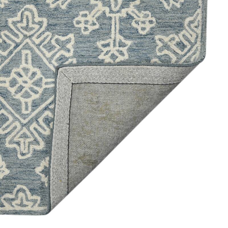 HomeRoots Geometric Transitional Rectangle Area Rug - 132.00 in. x 96.00 in. x 0.40 in.