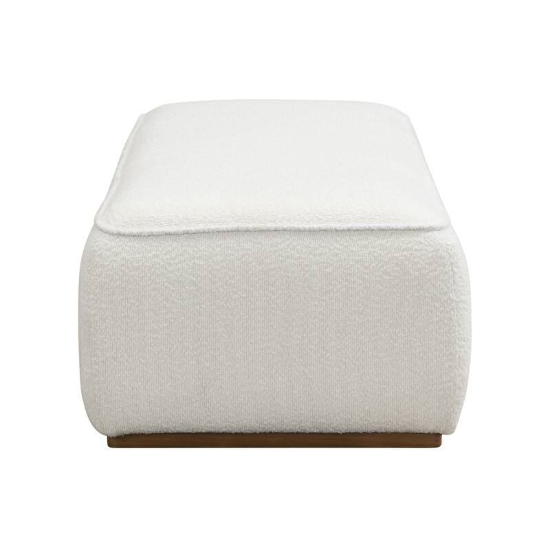 Christopher Knight Home- Davenport Grainy Fabric Footstool
