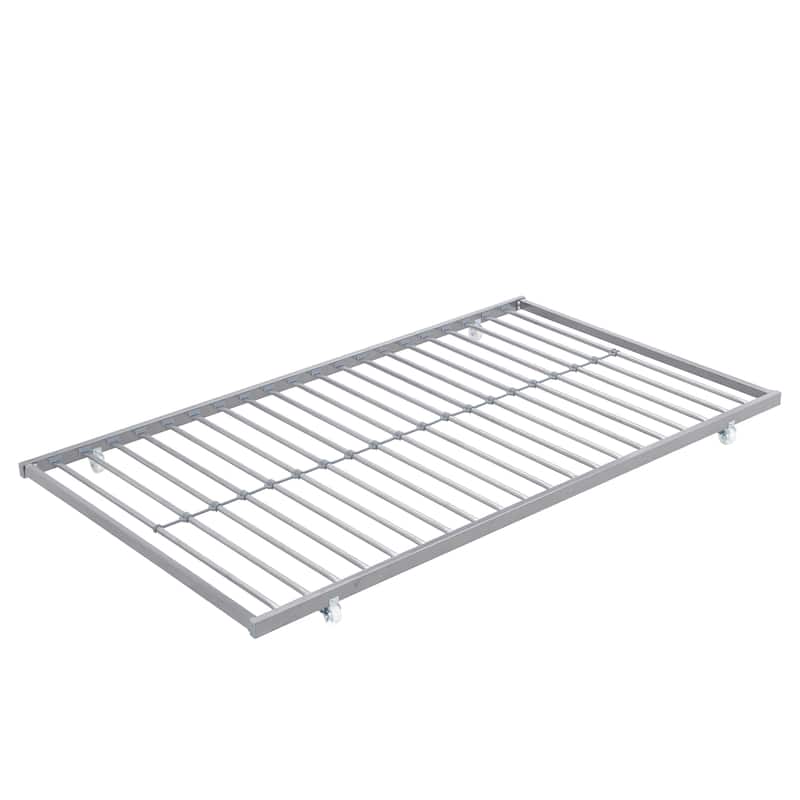 Full Bunk Bed with Trundle,Triple Bunk Beds w/Two Side Ladders&Safety Guard Rail,3 in 1 Bunk Beds for Kids Teens