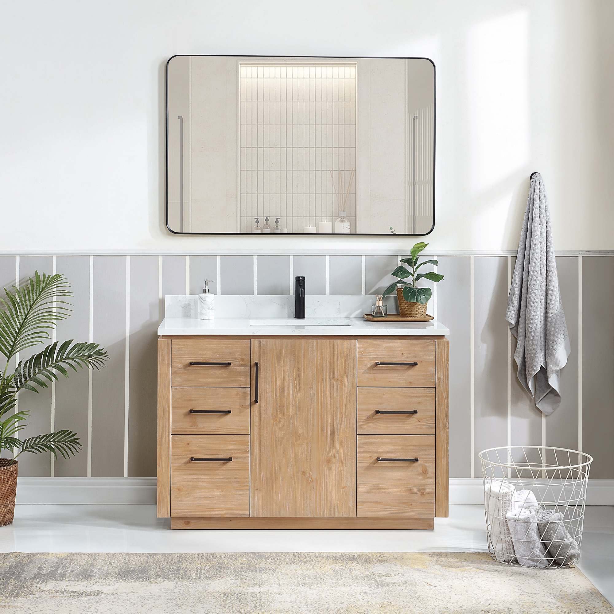 Miseno MV-705748 San 48" Free Standing Single Basin Vanity Set with