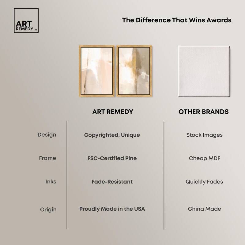Meditative Hues II Canvas Set of 2 by Art Remedy
