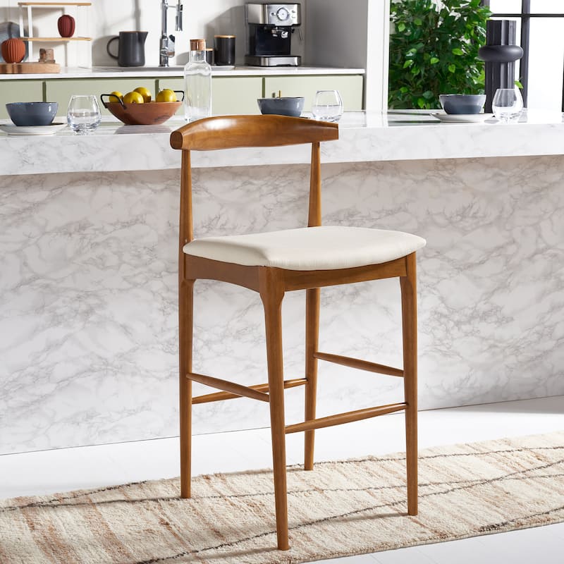 SAFAVIEH Miranda Retro 30-inch Bar Stool - 22 In. W x 21 In. D x 42 In. H - 22Wx21Dx42H