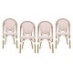 preview thumbnail 40 of 49, Elize Outdoor French Cafe Chairs (Set of 4) by Christopher Knight Home