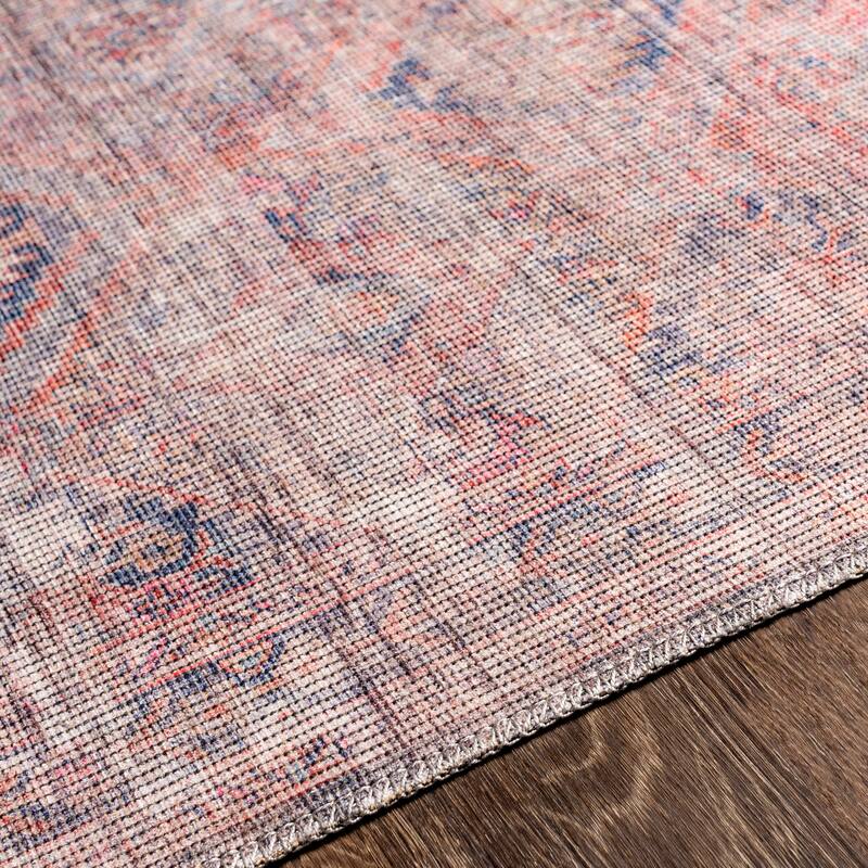 Artistic Weavers Rhodie Vintage Trellis Printed Machine Washable Area Rug