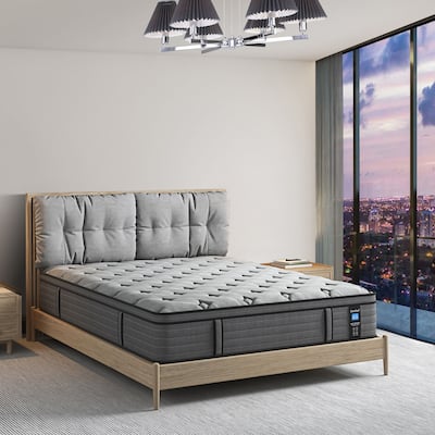 14'' Firm Memory Foam Hybrid Twin/Full/Queen/King Mattress in a Box for Back Pain