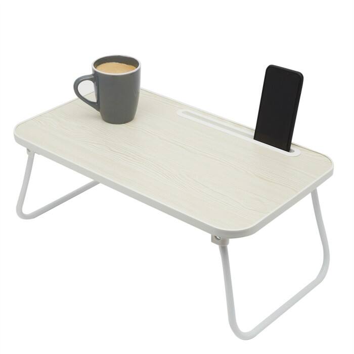 Laptop Tray with Folding Legs and Media Slot