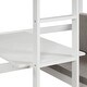 preview thumbnail 7 of 7, Twin Solid Wood Loft Bed with Convertible Desk, Drawer, Guardrails, Cushions