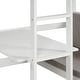 preview thumbnail 7 of 18, White Twin Size Solid Wood Loft Bed with Convertible Desk & Drawers