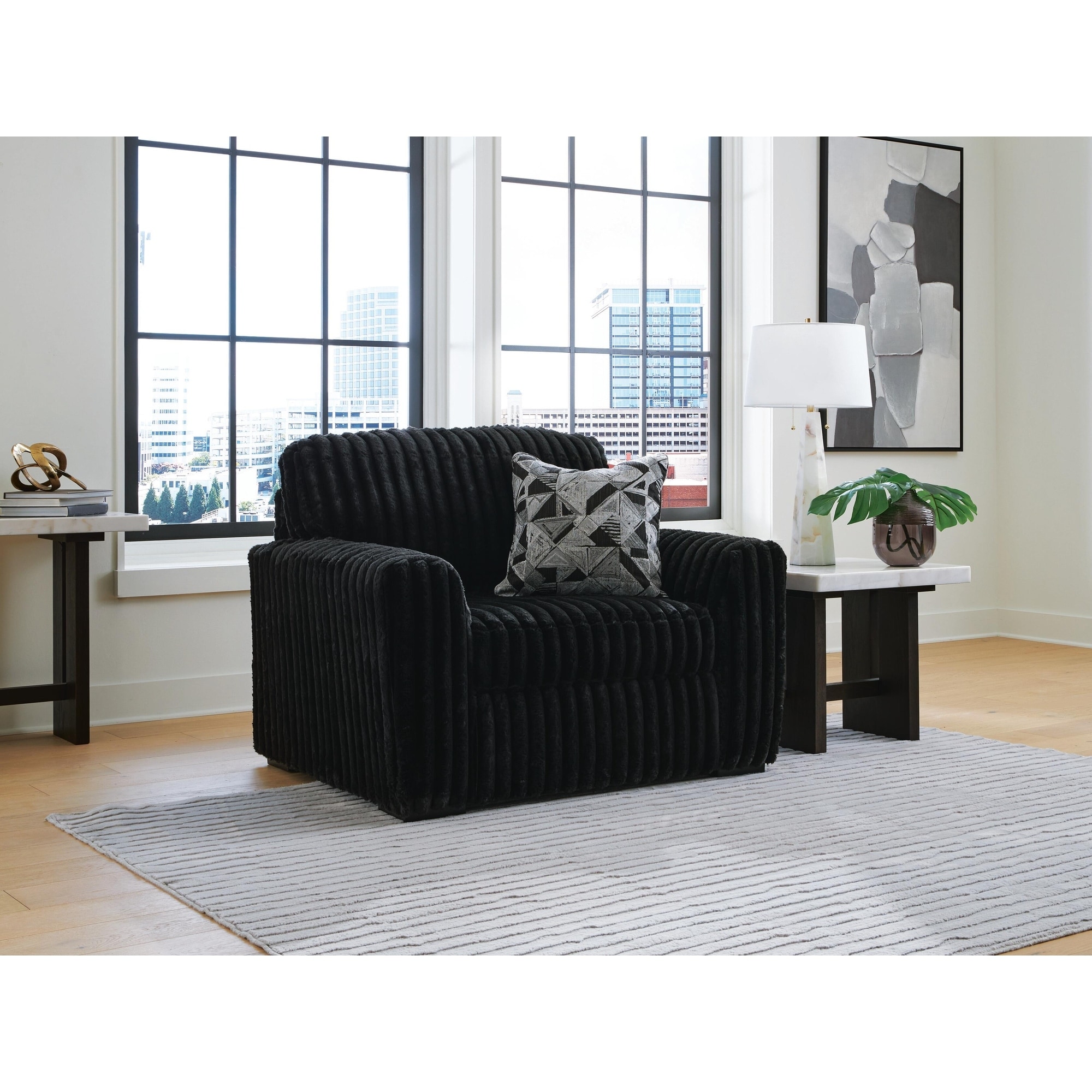Signature Design by Ashley Midnight-Madness Oversized Chair