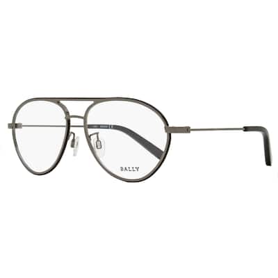 Bally Men's Pilot Eyeglasses - Lens Width: 57 mm, Lens Height: 45 mm