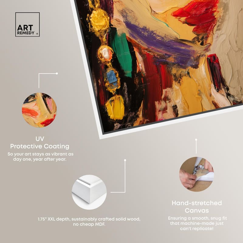 Colorful Expression I Canvas by Art Remedy