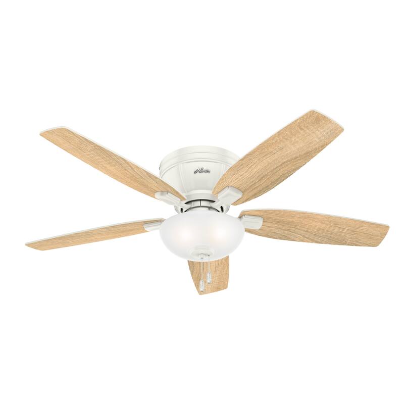 Hunter 52" Kenbridge Low Profile Ceiling Fan with LED Light Kit and Pull Chain