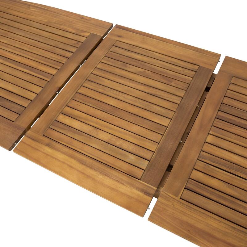 Stamford Outdoor Wood Dining Table by Christopher Knight Home