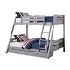 preview thumbnail 12 of 18, Twin over Full Bunk Bed with Ladder and 2 Underbed Drawers