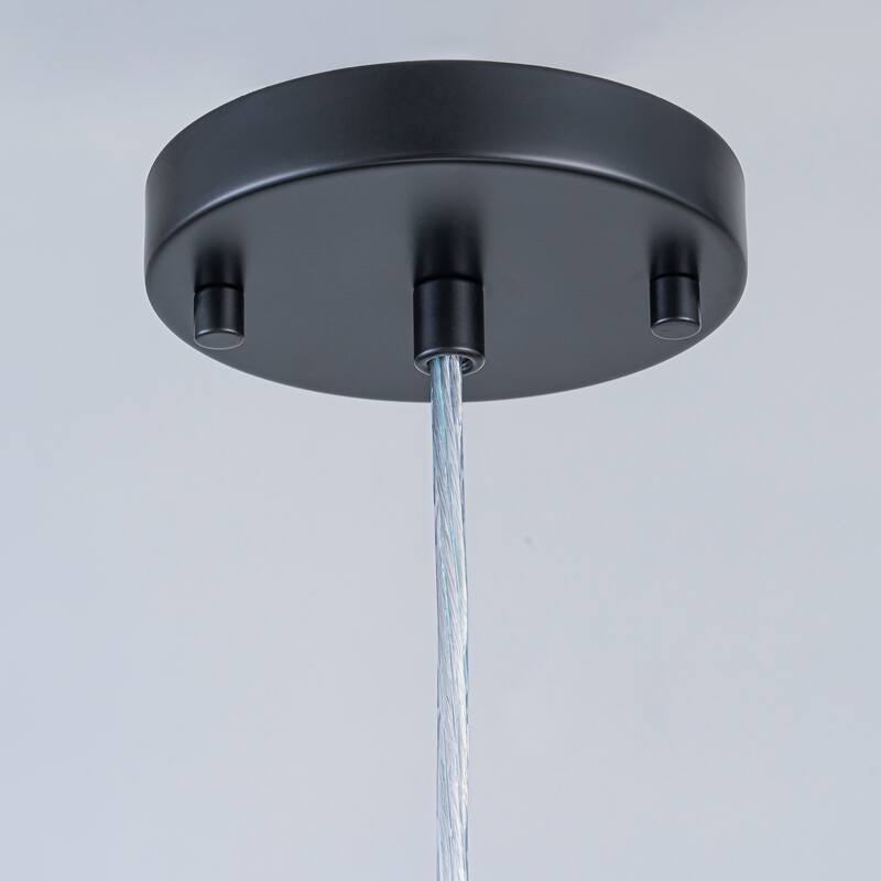 Modern 1-Light Green Lantern Glass Pendant Light for Kitchen Island, Dining Room