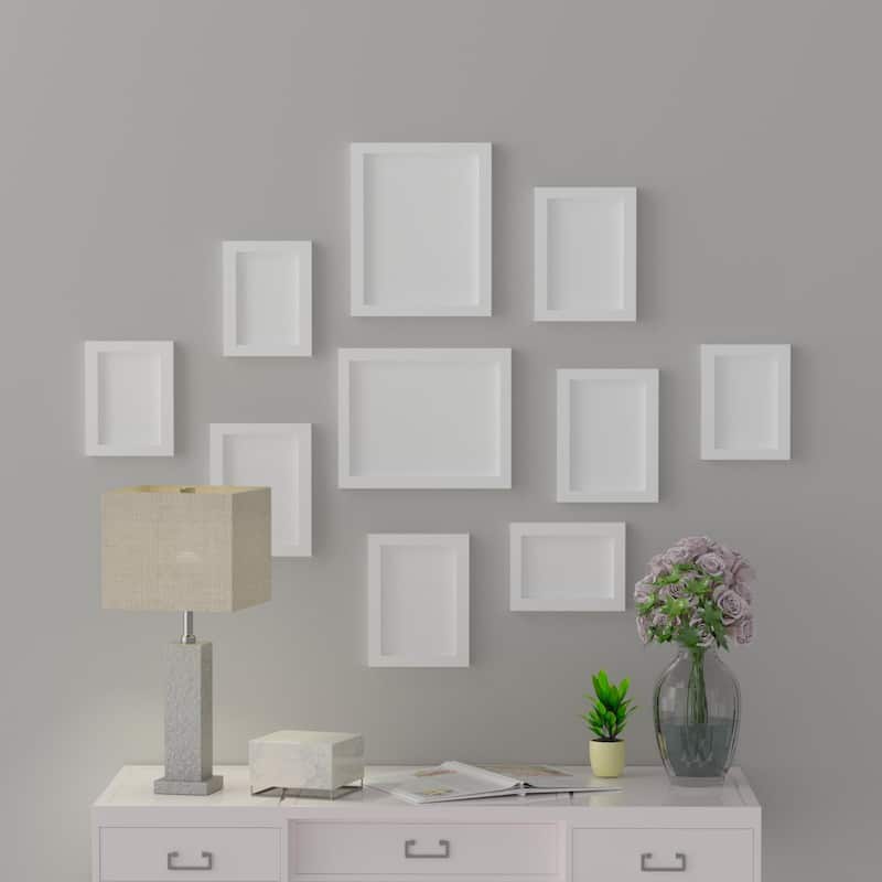 10-Photo Sockets Frame Set - Stylish Display for Cherished Memories