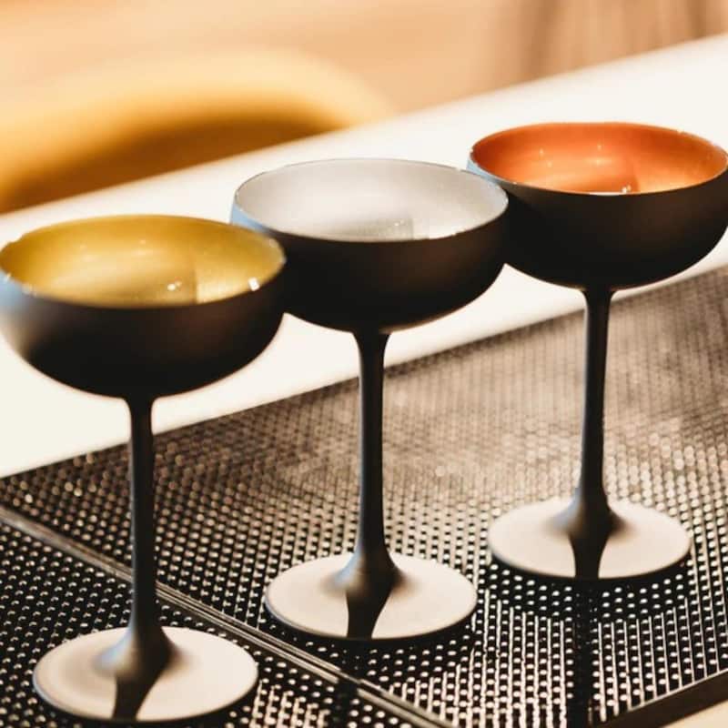 Stolzle Lausitz Set of 6 Olympia Champagne Coupe Glasses