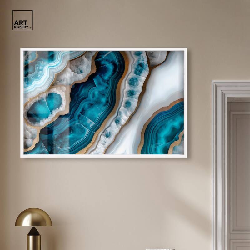 Opaline Undulation Shadowbox by Art Remedy