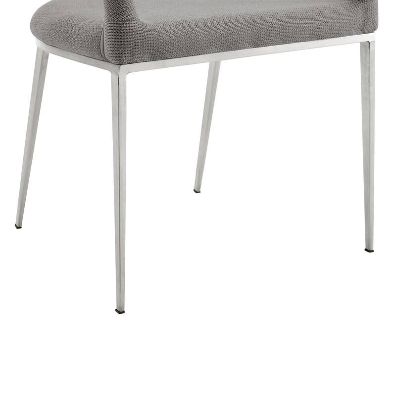 Morgan Upholstered Barrel Back Dining Chairs - Set of 2