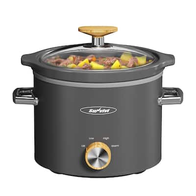 2 Quart Slow Cooker with 3 Heating Settings