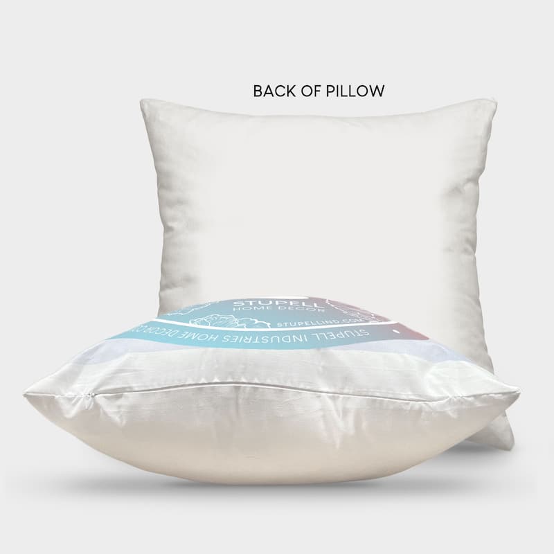 Stupell Light And Peace Hanukkah Menorah Printed Throw Pillow Design by