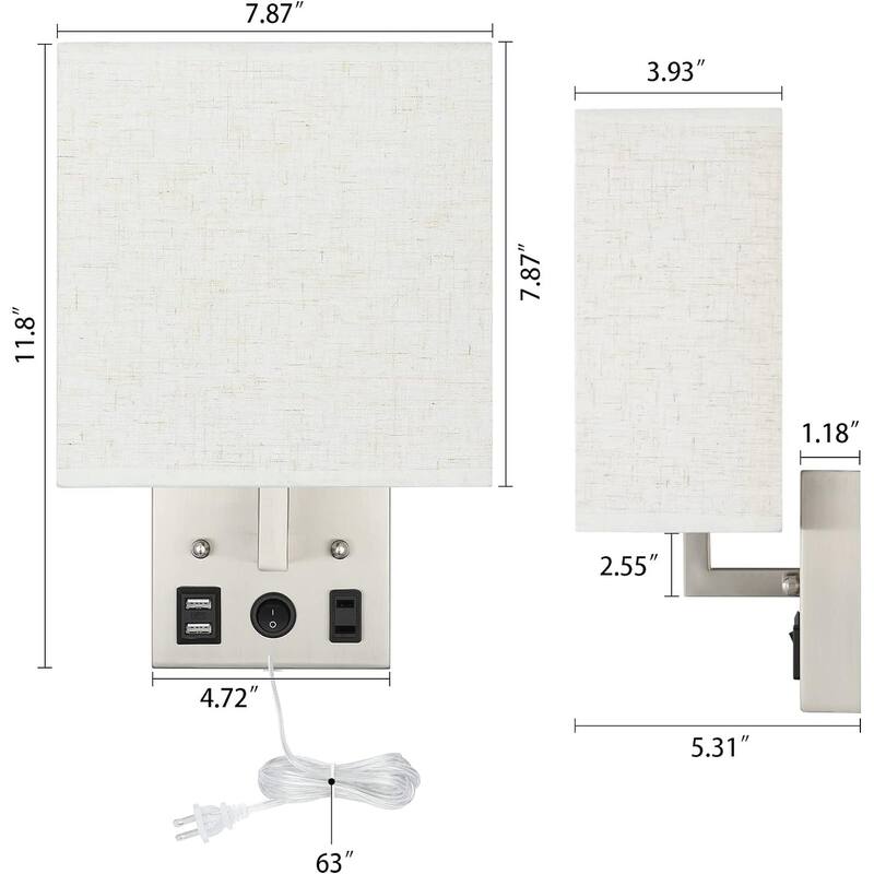 Modern Wall Sconces Set of 2