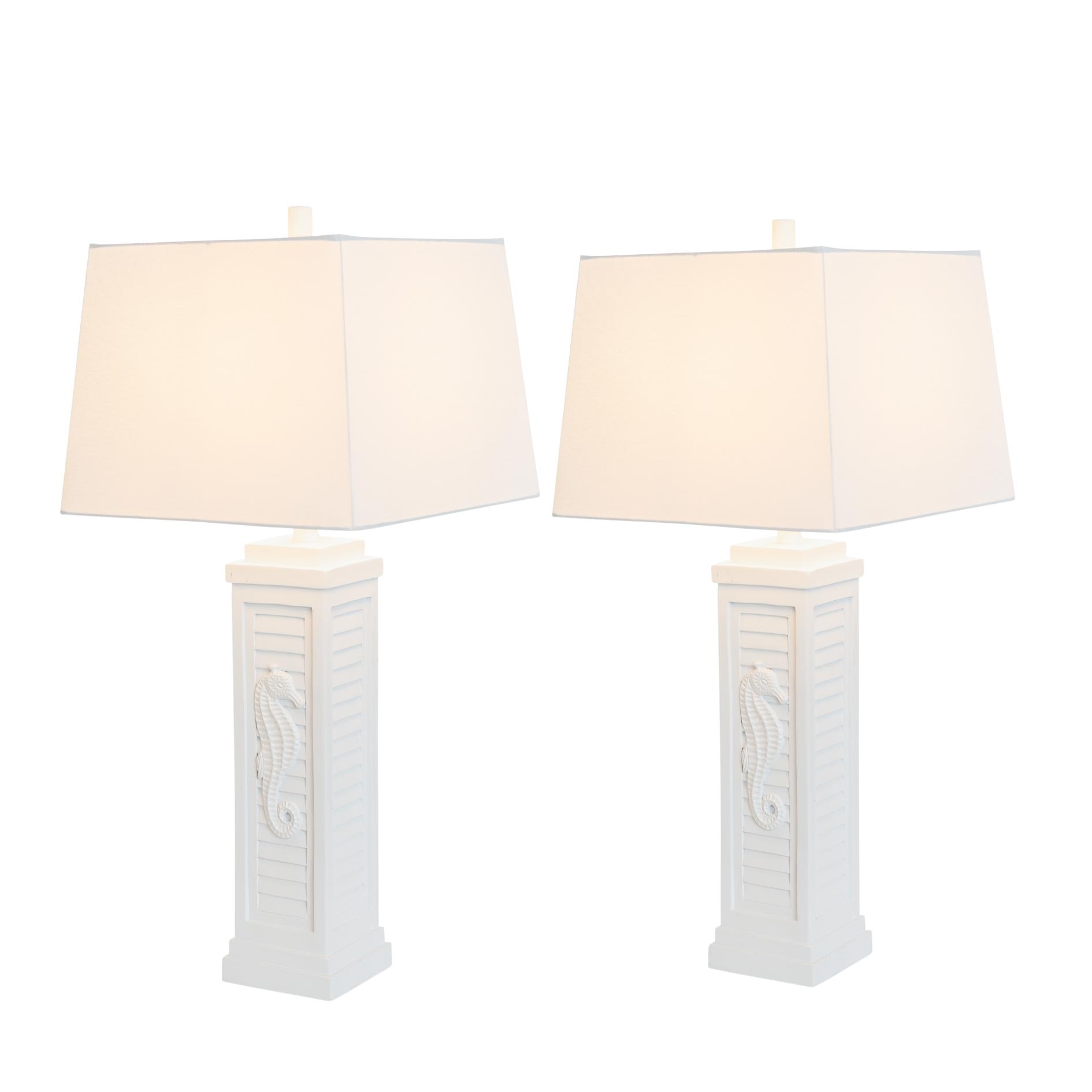 Coastal shutter lamps top