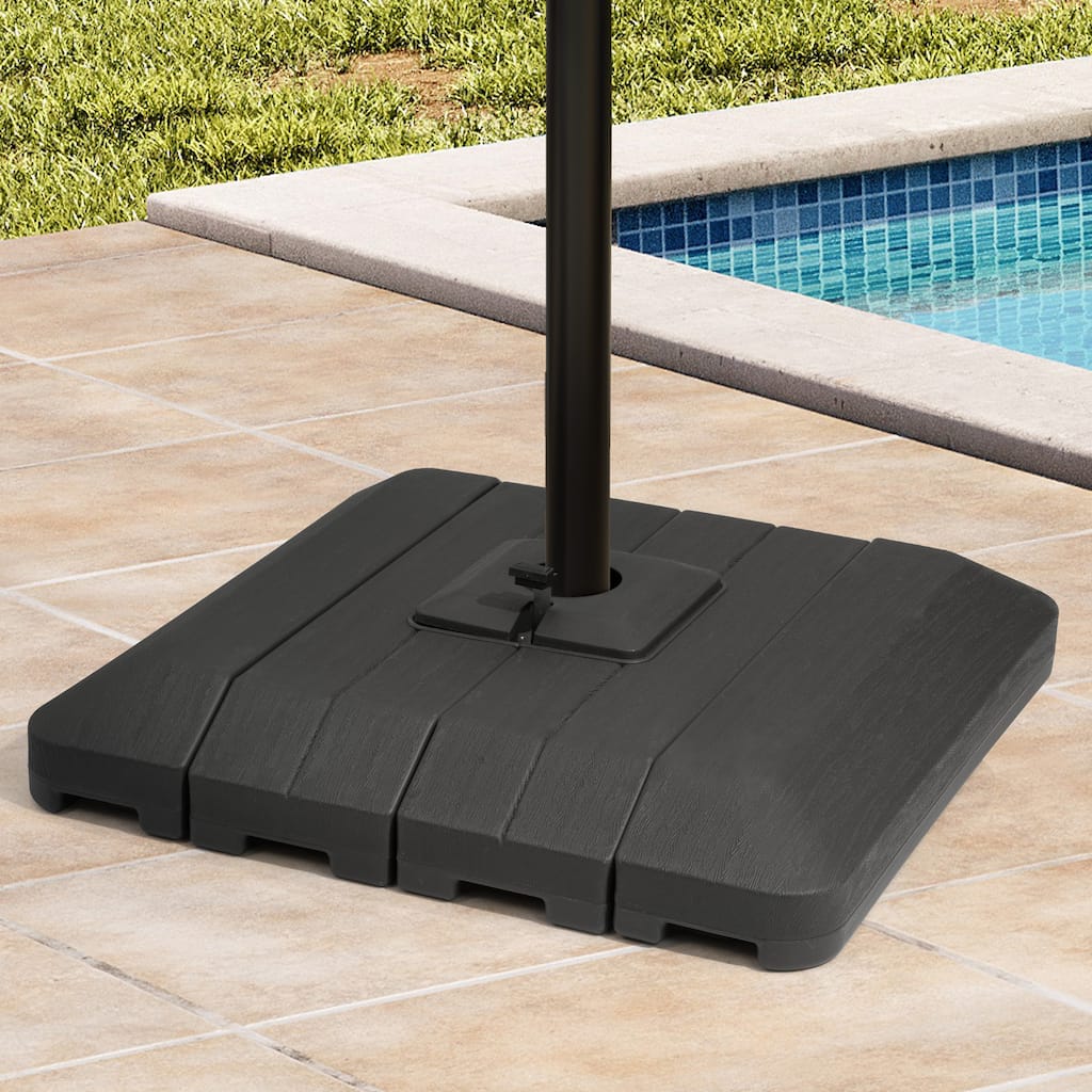 VredHom Outdoor 4-piece Patio Offset Umbrella Weighted Base Stand
