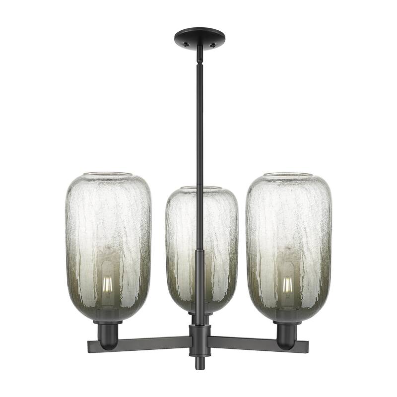 Innovations Lighting Downtown Urban - Brookhaven Cloche - 3 Light 18" Stem Hung Chandelier