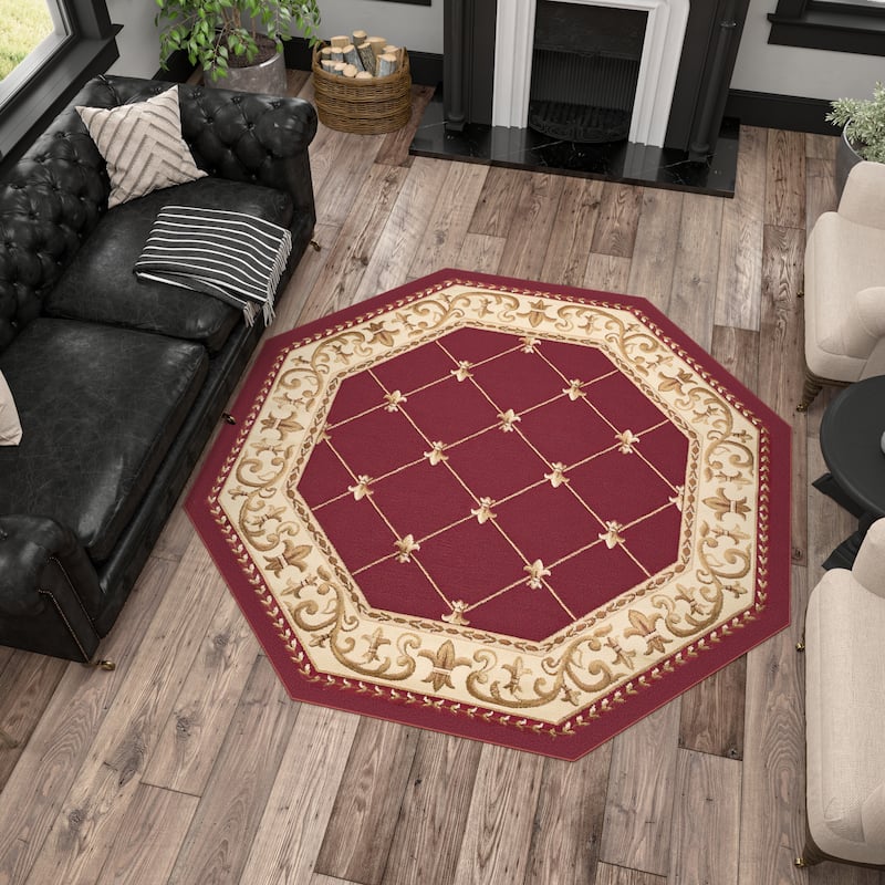 Soho Traditional Scroll Indoor Area Rug