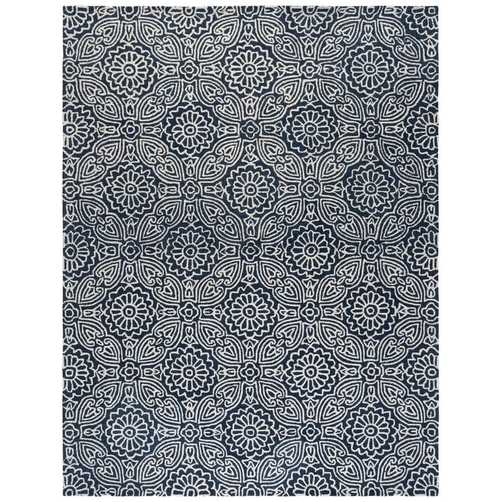 SAFAVIEH Handmade Blossom Naamah Floral Wool Area Rug