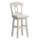 preview thumbnail 41 of 79, Eleanor Napoleon Back Wood Swivel Chair by iNSPIRE Q Classic Bar Height - Antique White