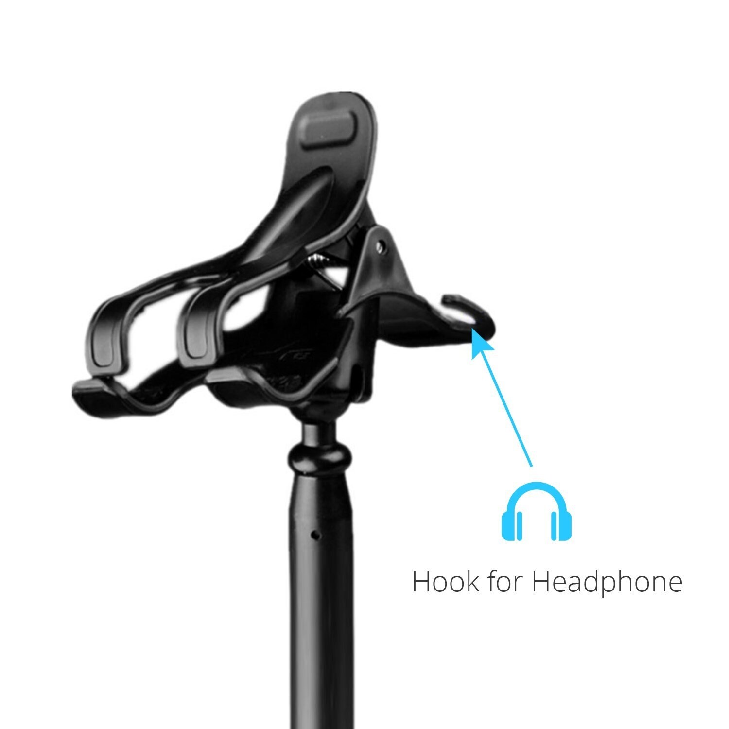 trekking pole cell phone mount