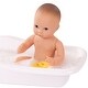 preview thumbnail 4 of 3, Gotz Little Aquini Boy Drink & Wet Bath Doll 12" baby doll