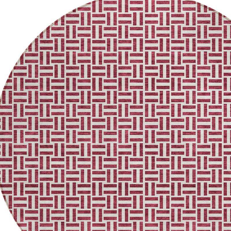 HomeRoots Geometric Transitional Rectangle Outdoor Rug