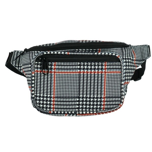 plaid fanny pack