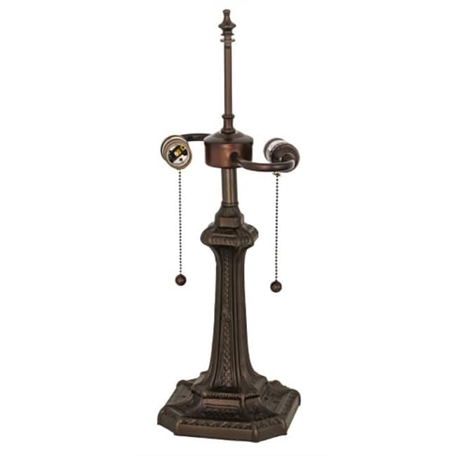 Meyda Tiffany 13350 Gothic 20" Tall Lamp Base - Mahogany Bronze
