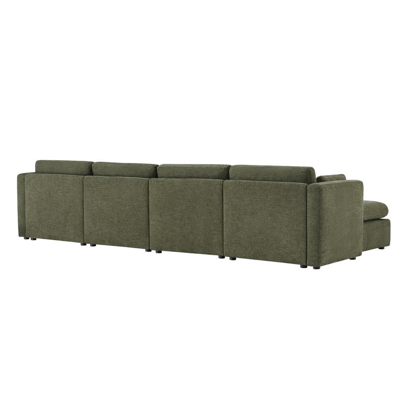 Mia Oversized Modular Sectional Fabric Sofa