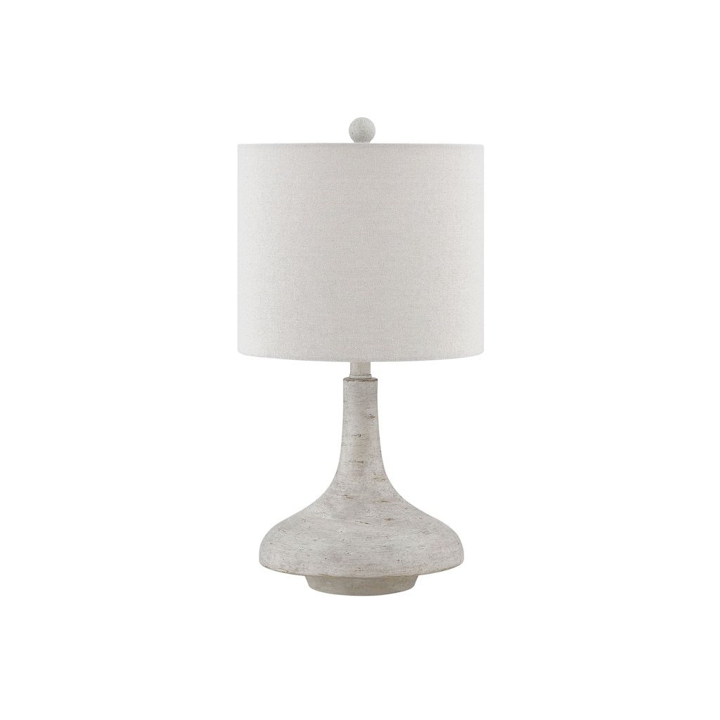 Walter 23" Table Lamp with Linen Shade, Gray (Set of 2)