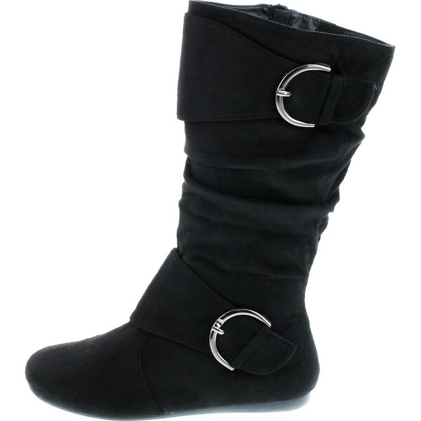 womens slouch mid calf boots