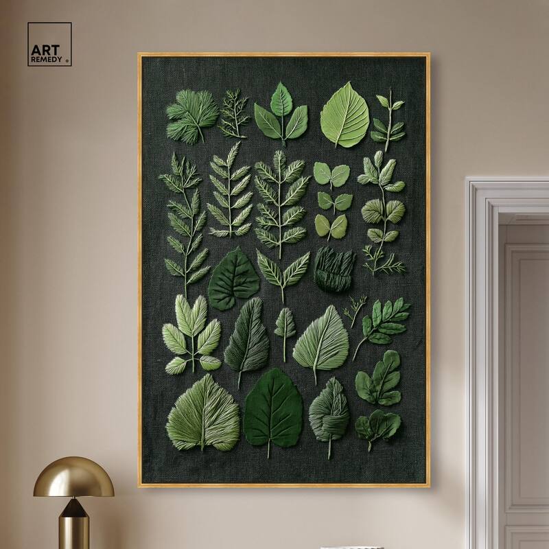 Leaf Library III Canvas by Art Remedy